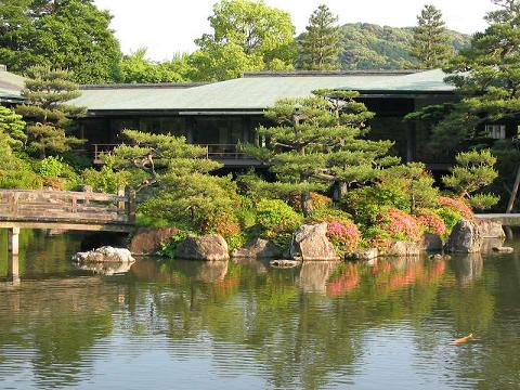 Japán kerti tó